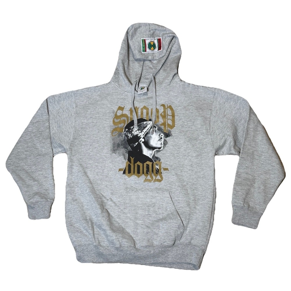Snoop Dogg Hoodie Size Medium Cross Colours Y2K Vintage EUC Hip-Hop